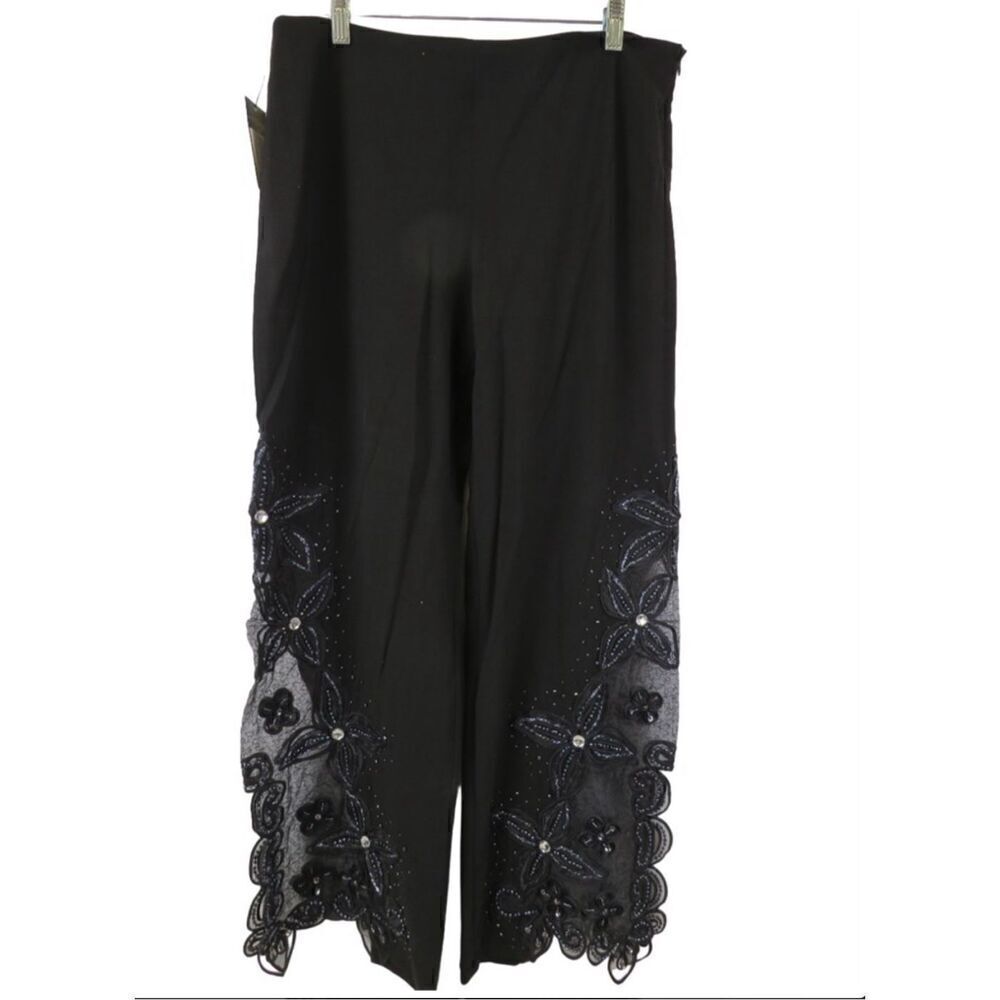 Head To Toe Boutique (Black) Lace Pants Women's Size 12